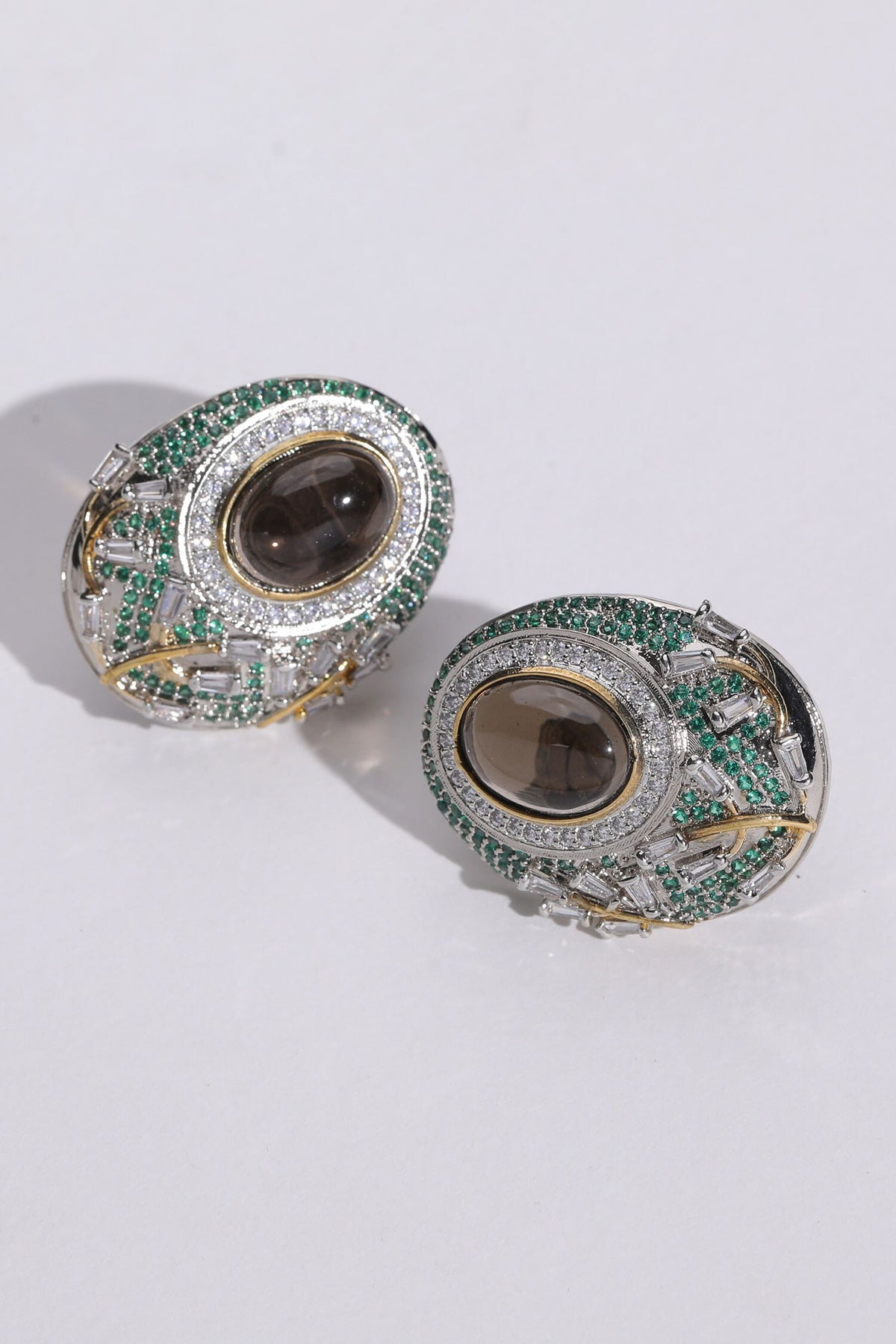 Stone Embellished Earrings 