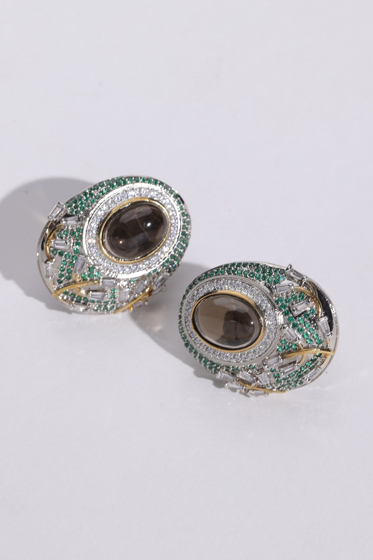 Stone Embellished Earrings 
