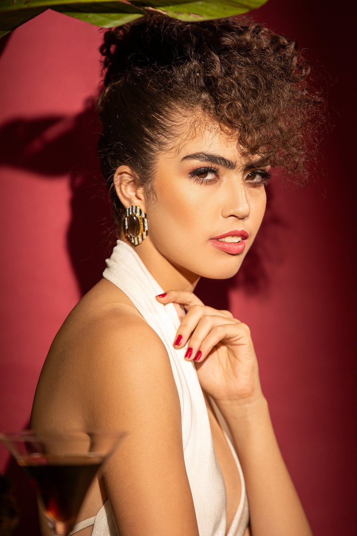 Uber & Unique Stone Embellished Earrings 