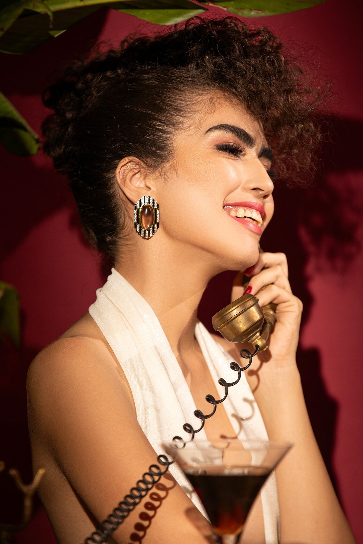 Uber & Unique Stone Embellished Earrings 