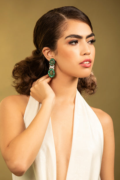 Entangled Chain Dangler Earrings 