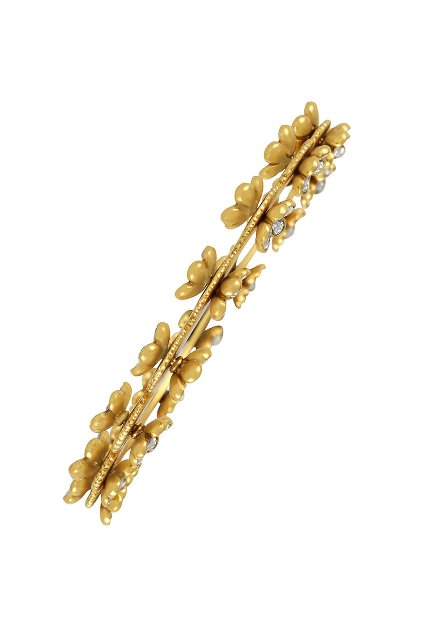 Jenisha Floral Scallop Bangle- Single Pc 