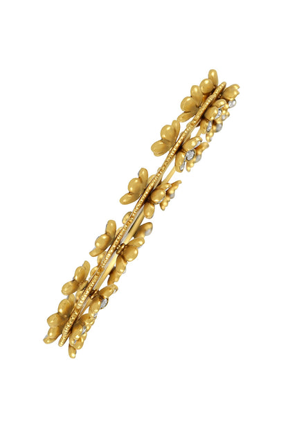 Jenisha Floral Scallop Bangle- Single Pc 