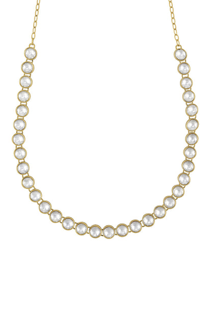 Anika Stone Studded Necklace 