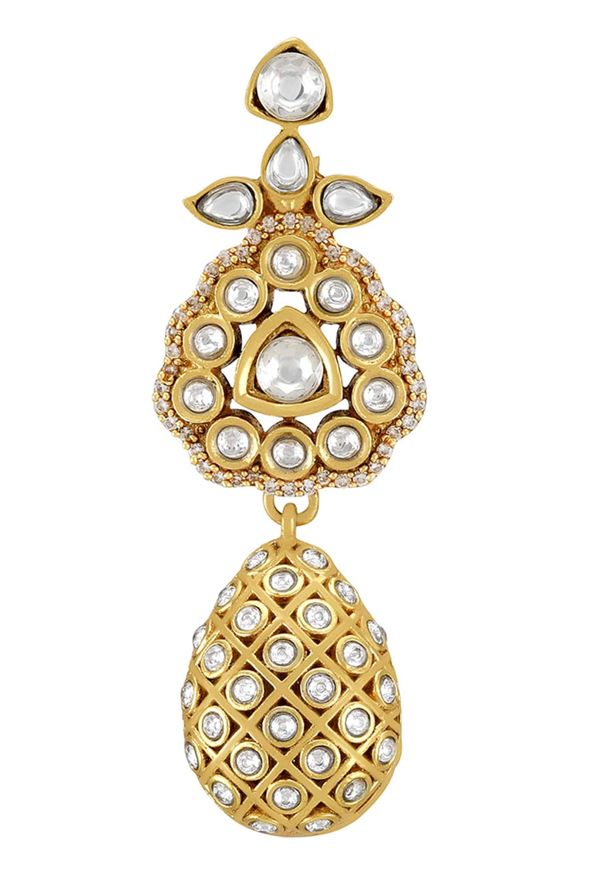Tvisha Floral Cutwork Earrings 