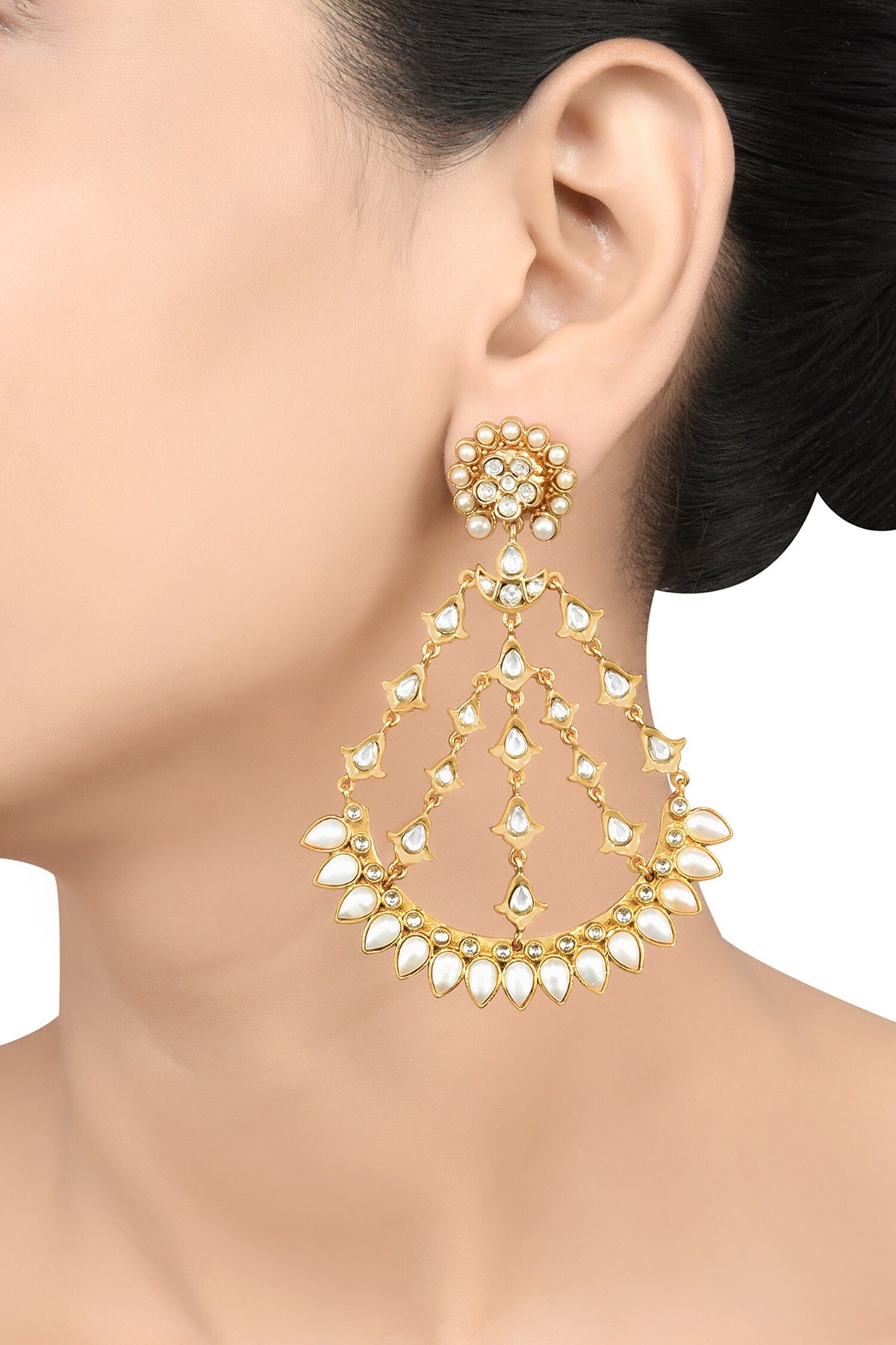 Revathi Stone Embellished Earrings 