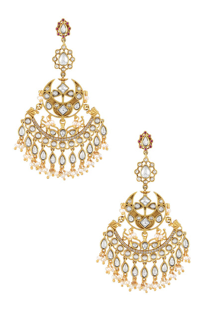 Malaya Floral Cutwork Earrings 