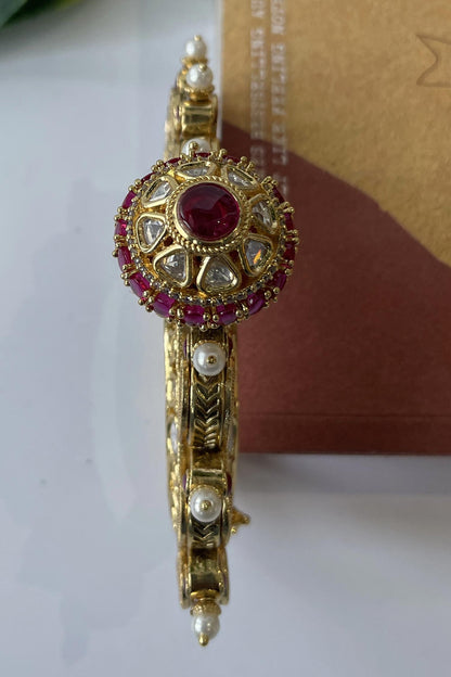 Pearls Embellished Bangle 