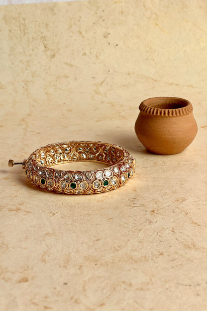 Stone Studded Kundan Bangle 