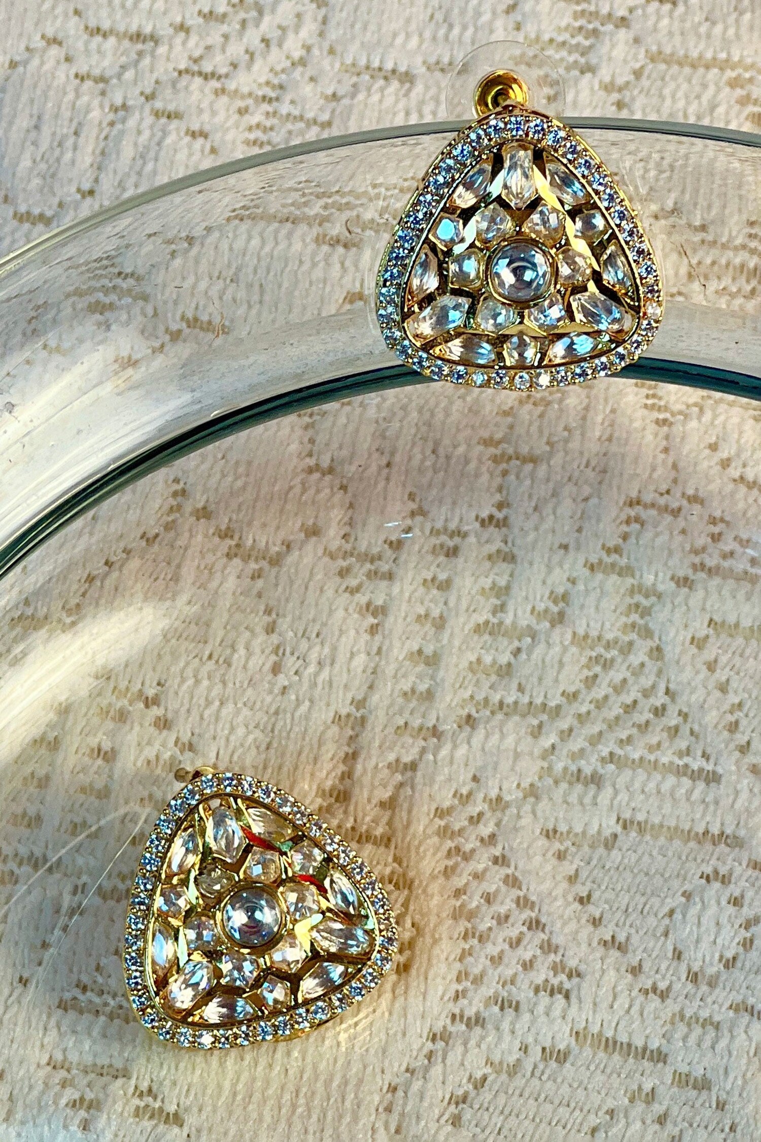 Kundan Crystal Earrings 
