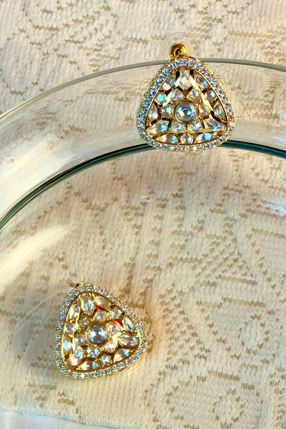 Kundan Crystal Earrings 