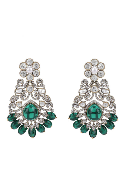 Damask Zircon Stone Encrusted Jewellery Set 