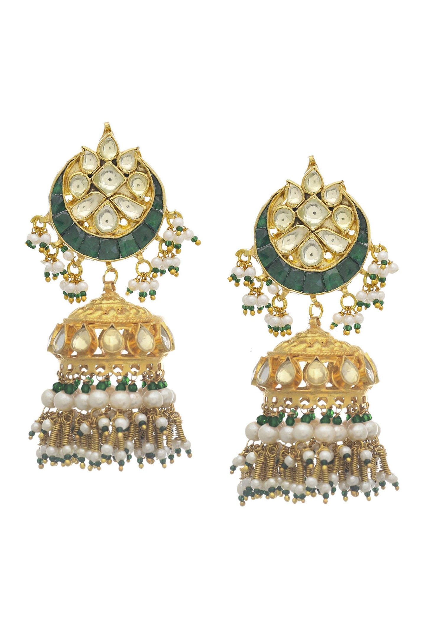 Jadau Embellished Jhumkas 