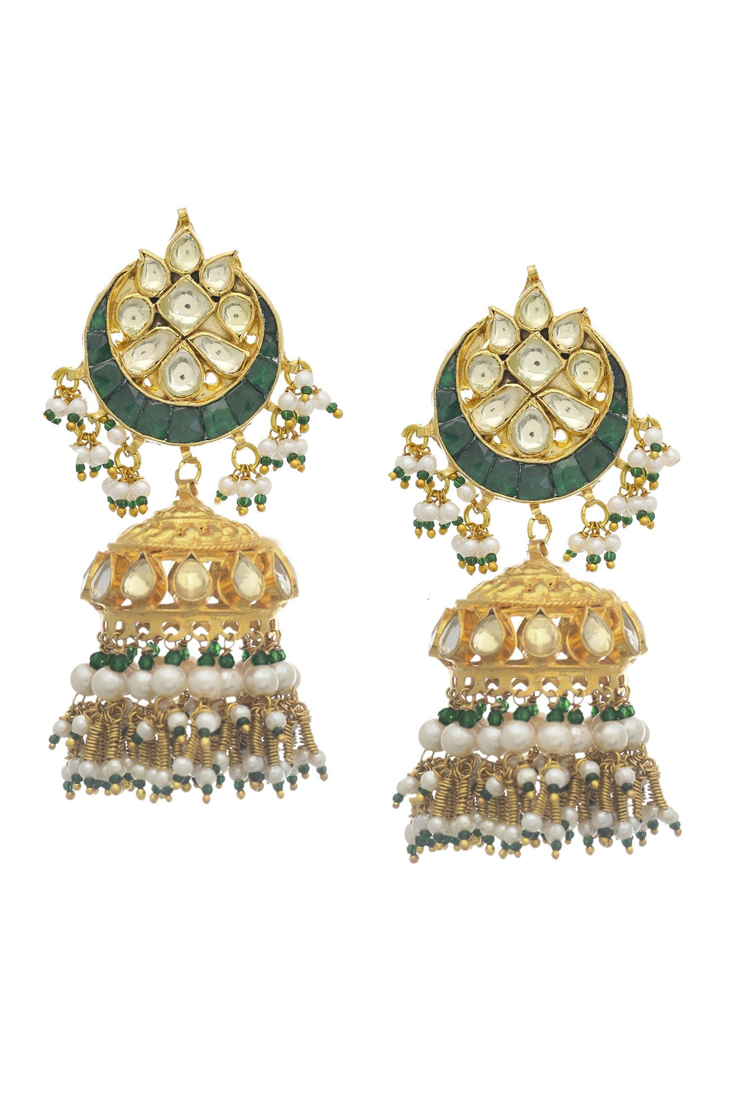 Jadau Embellished Jhumkas 