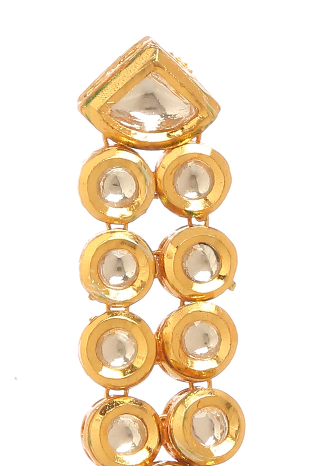 Floret Vine Kundan Embellished Earrings 