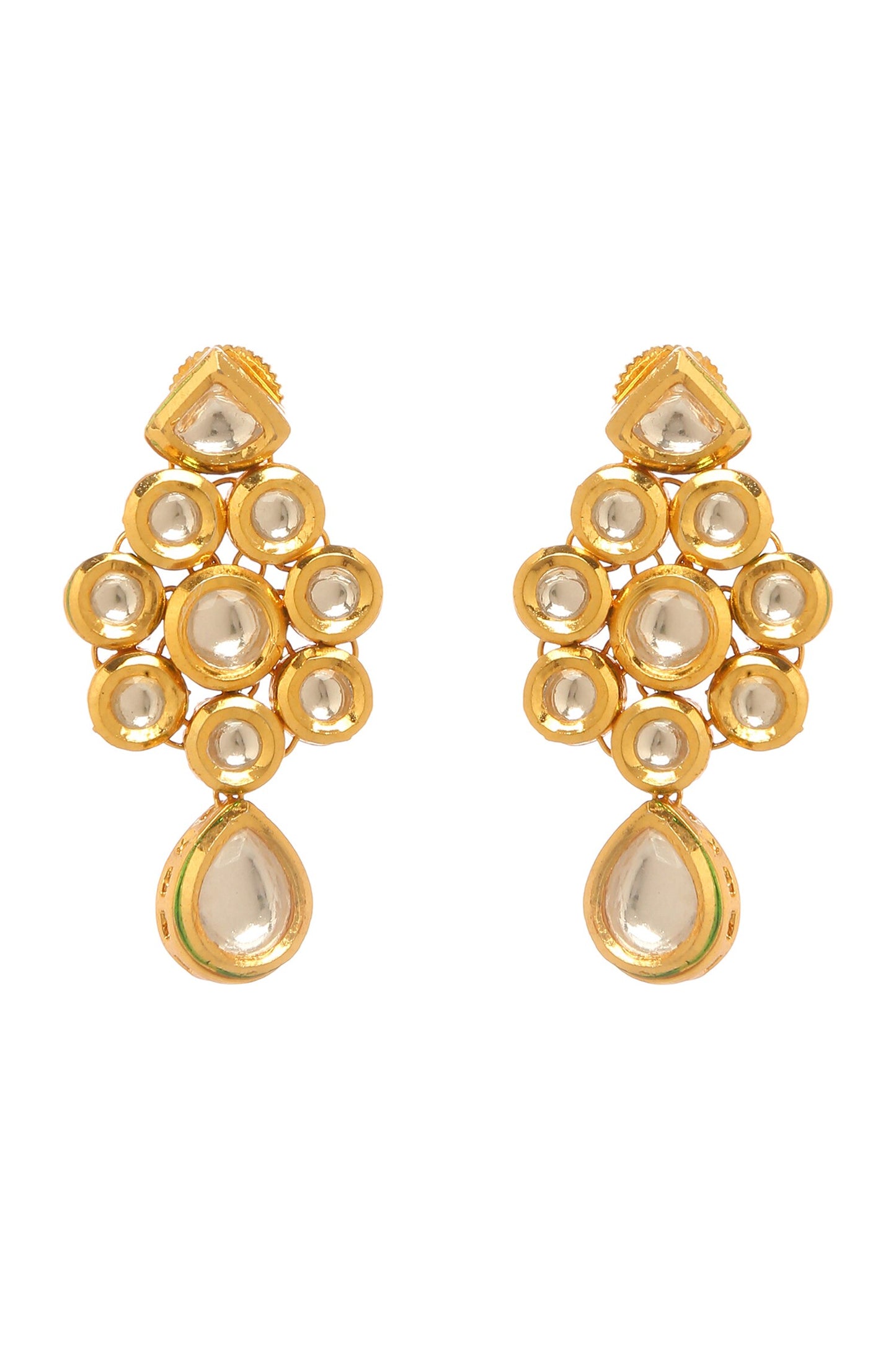Kundan Embellished Floweret Earrings 