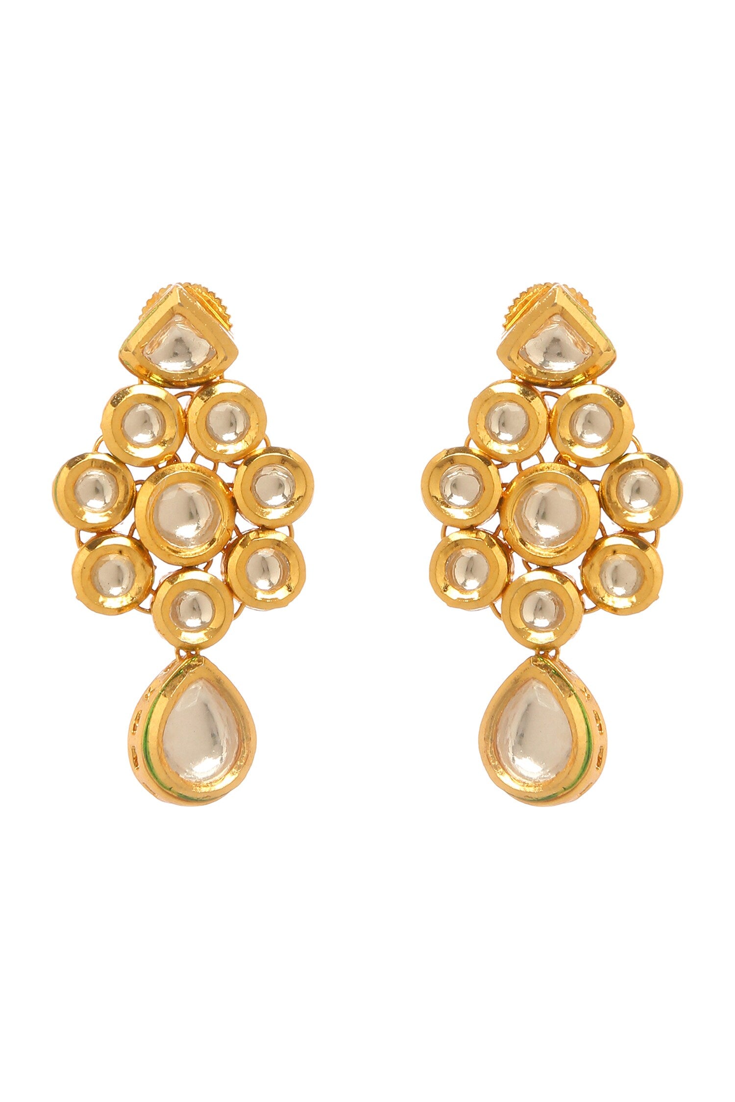 Kundan Embellished Floweret Earrings 
