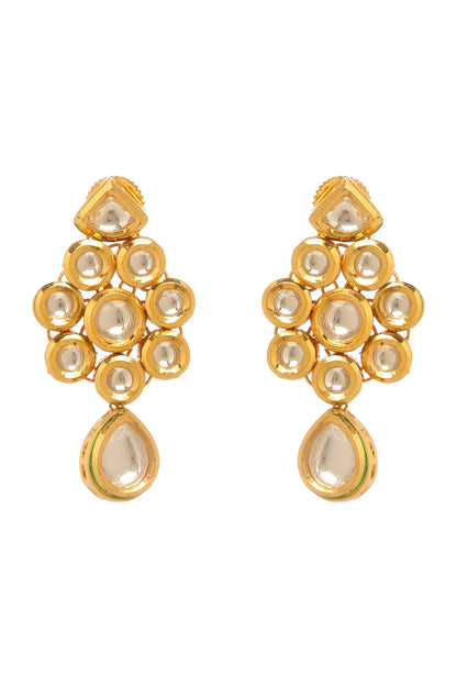 Kundan Embellished Floweret Earrings 