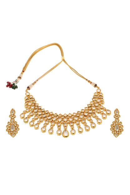 Cluster Bloom Kundan Embellished Jewellery Set 