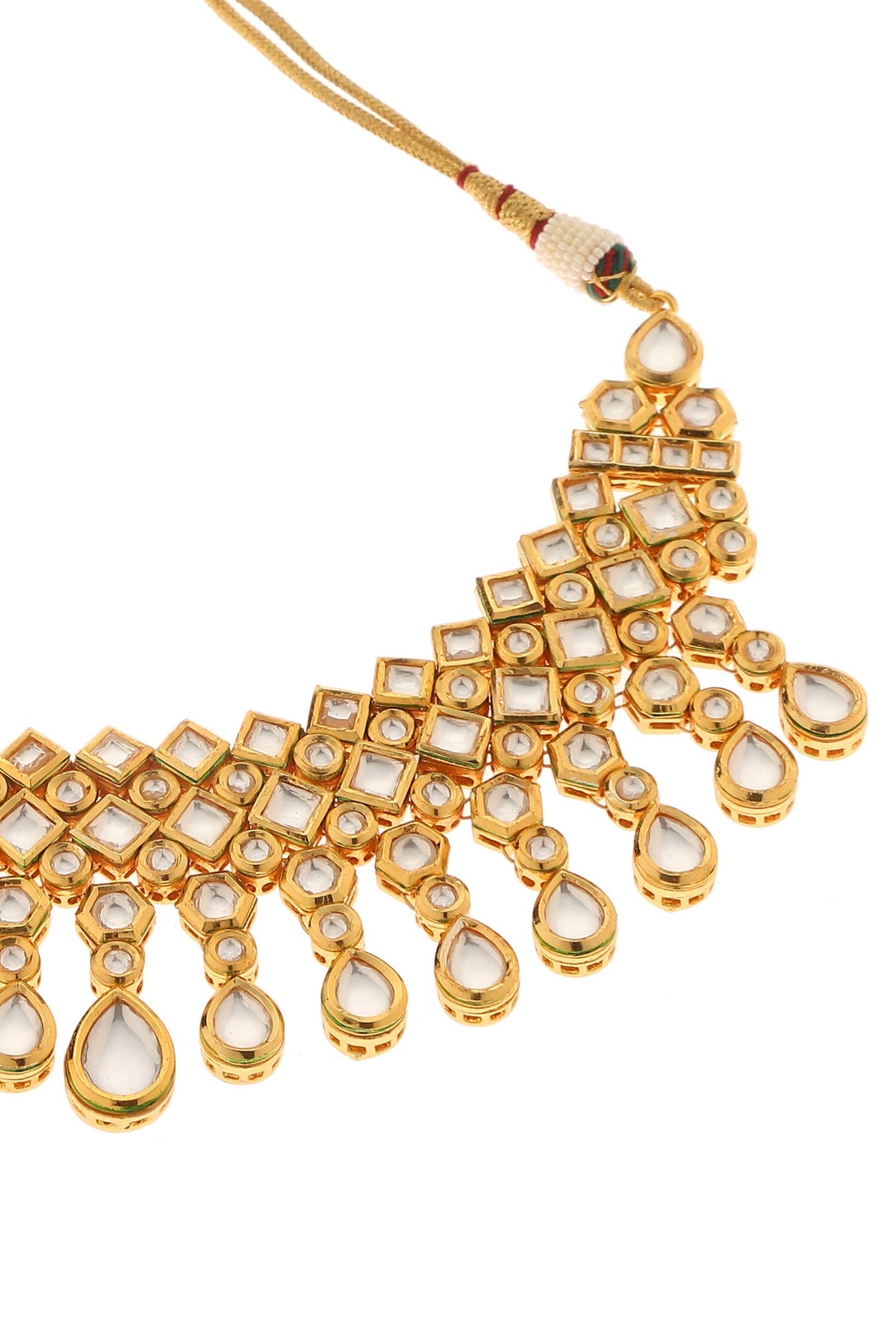 Cluster Bloom Kundan Embellished Jewellery Set 