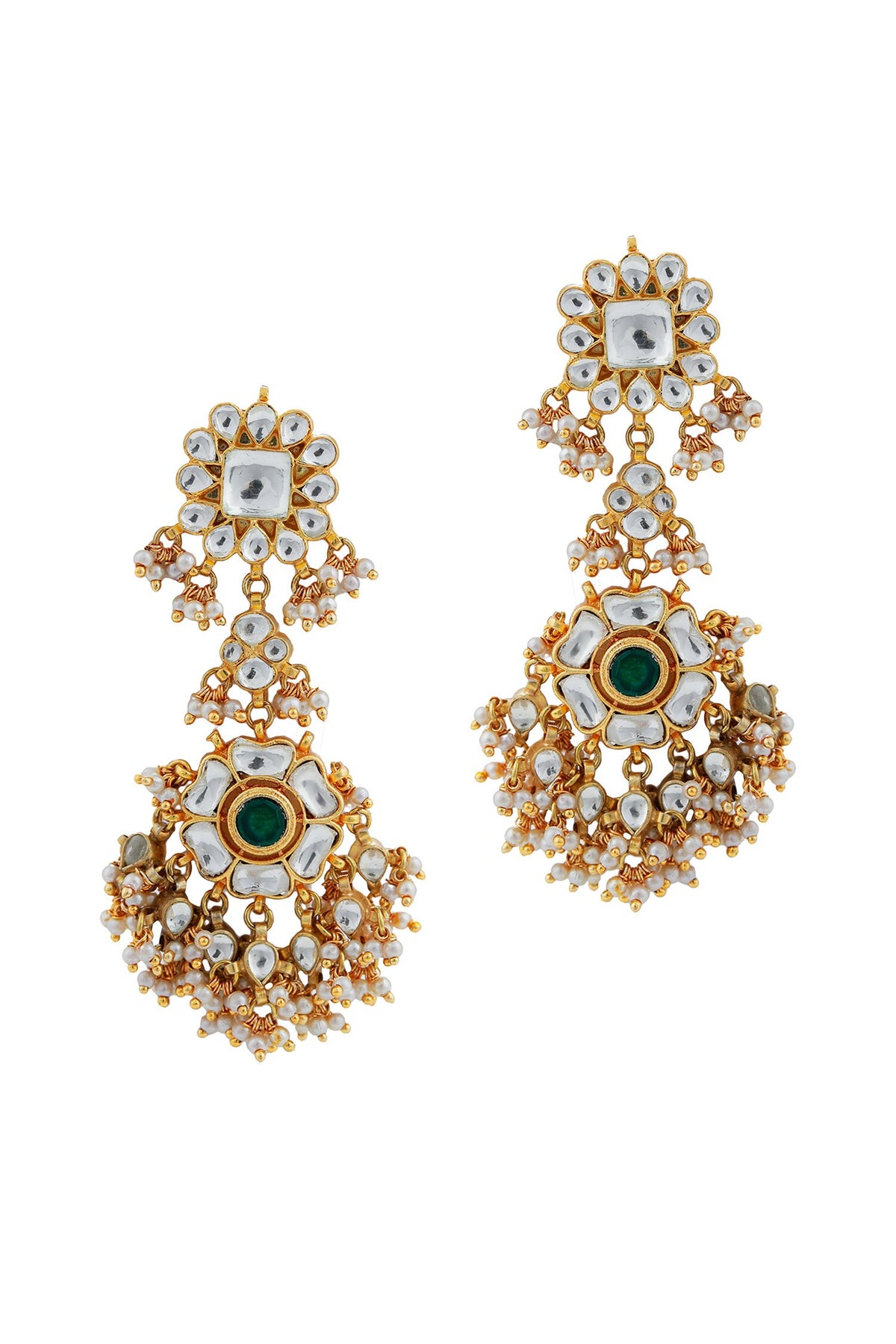 Kundan & Beads Embellished Choker Necklace Set 