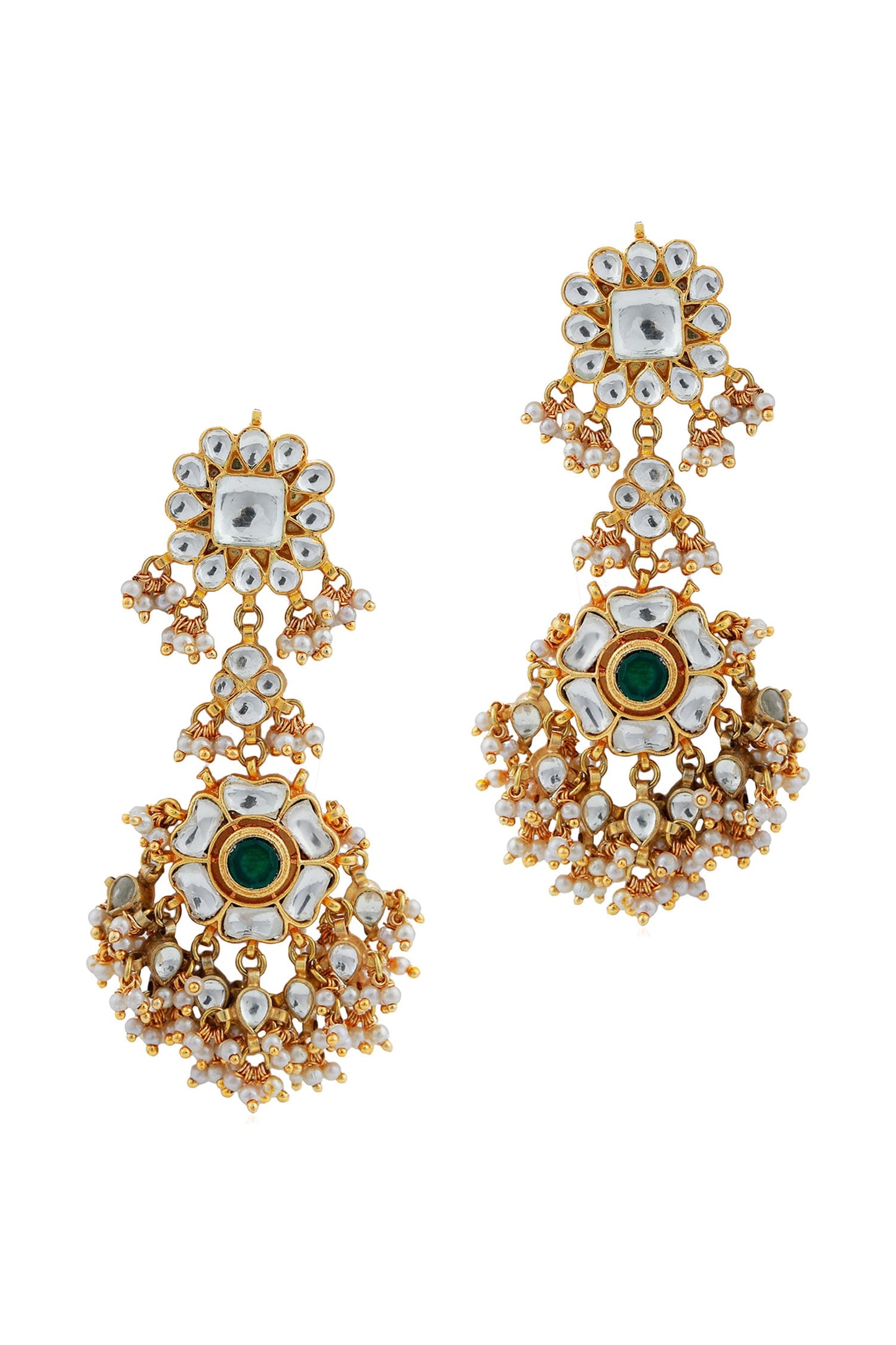 Kundan & Beads Embellished Choker Bridal Necklace Set 