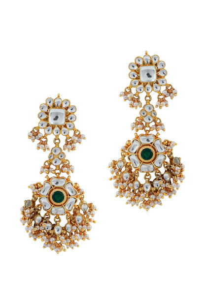 Kundan & Beads Embellished Choker Bridal Necklace Set 