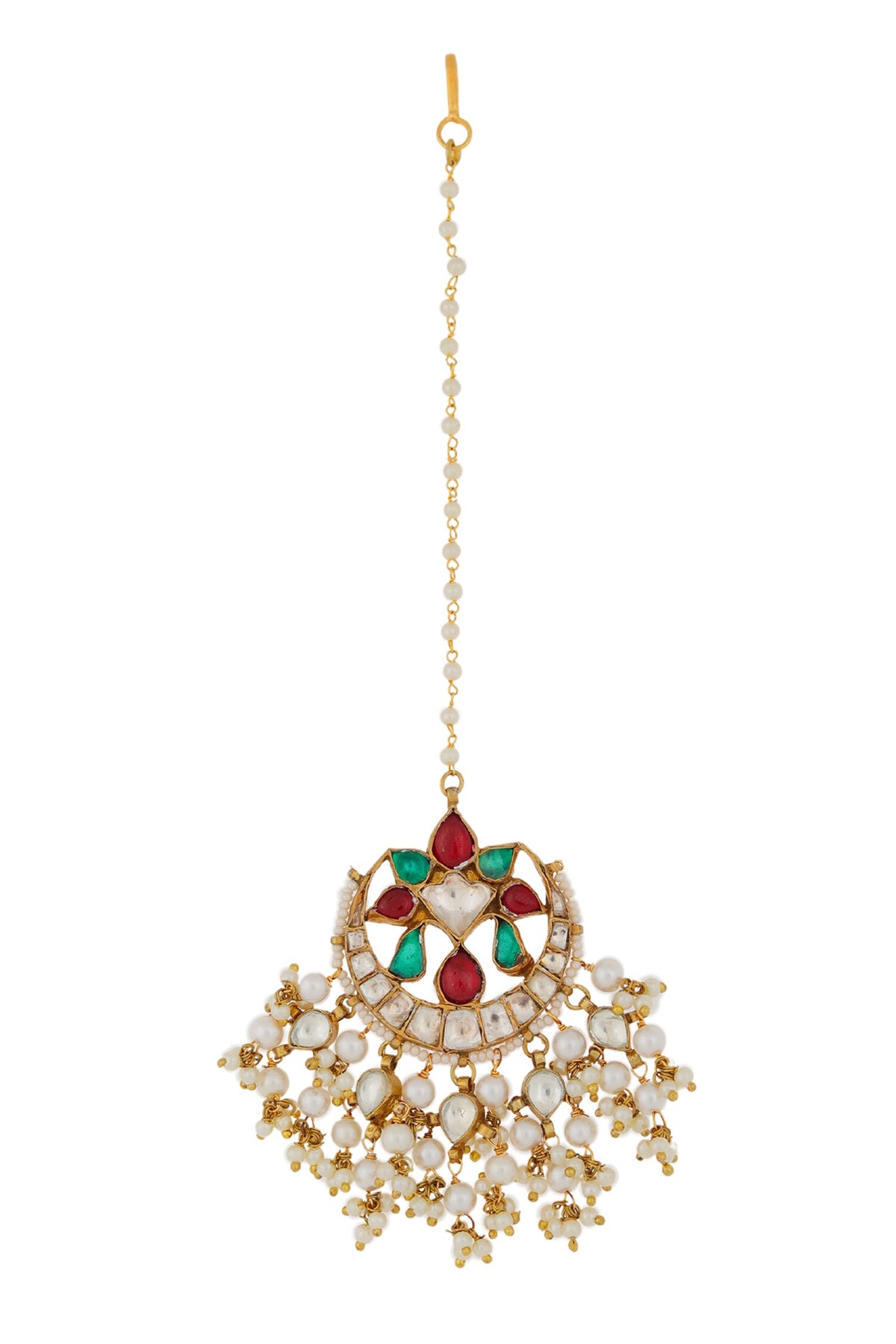 Chaand Gul Kundan Embellished Maangtikka 