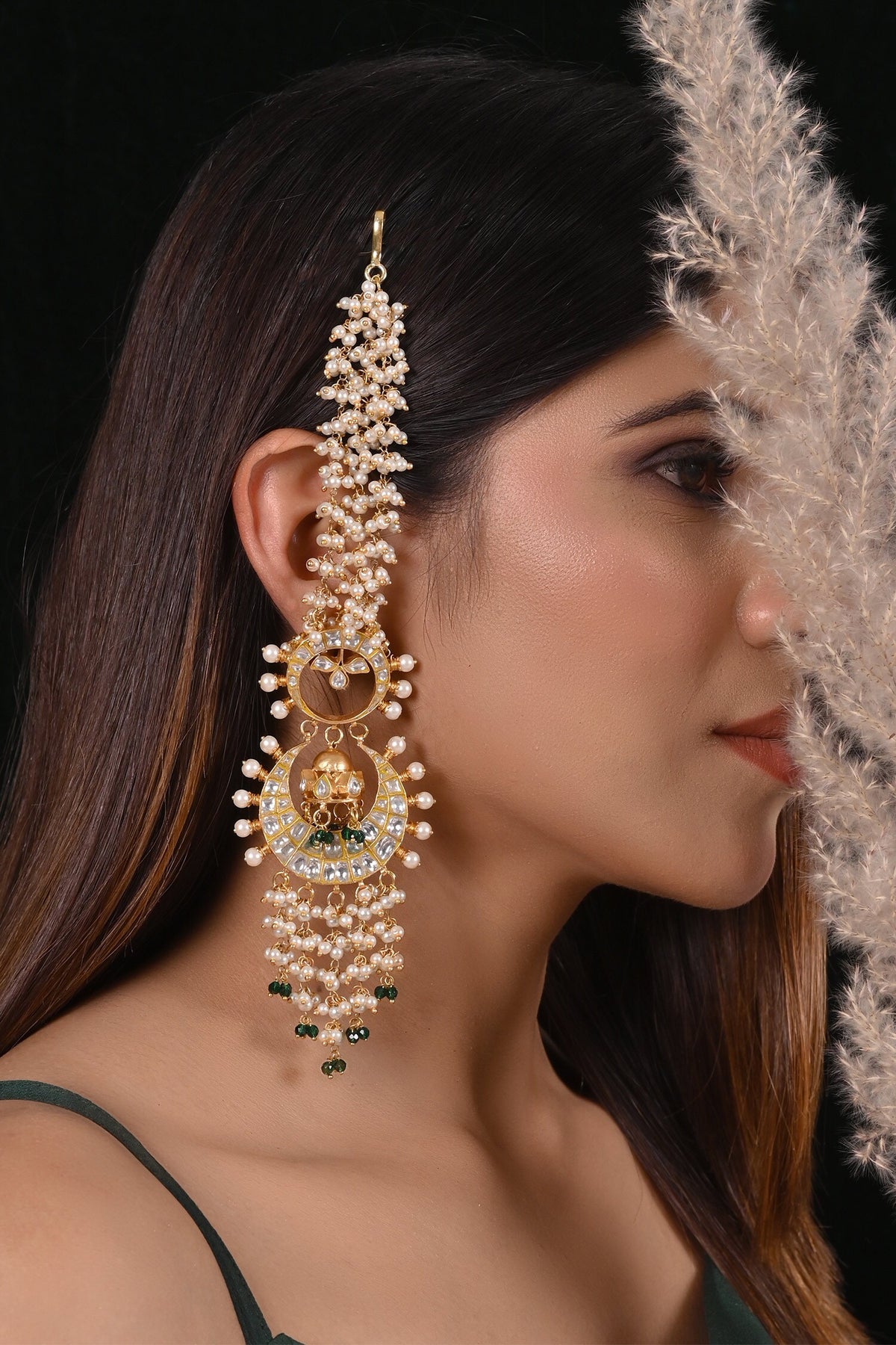 Stone Embellished Chandbalis 