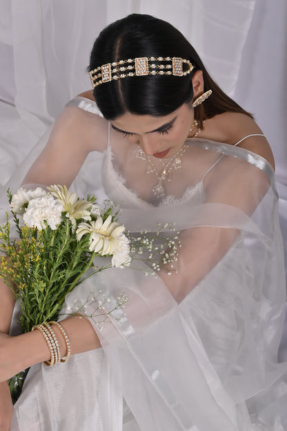 Stone Embellished Mathapatti 