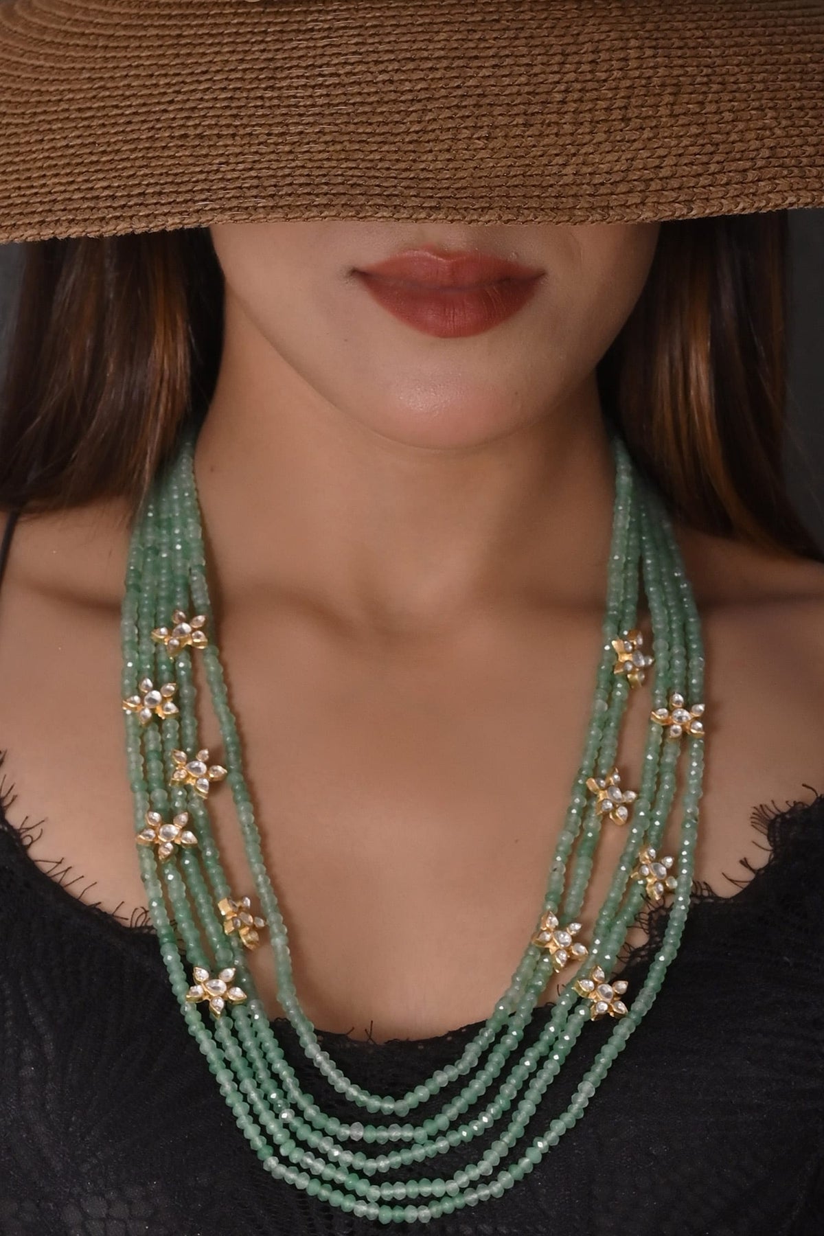 Kundan & Beads Embellished Mala 
