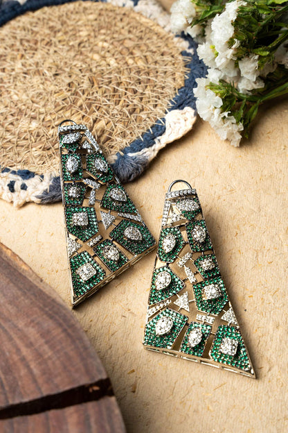 Enchanted Forest Geometric Studded Earrings 