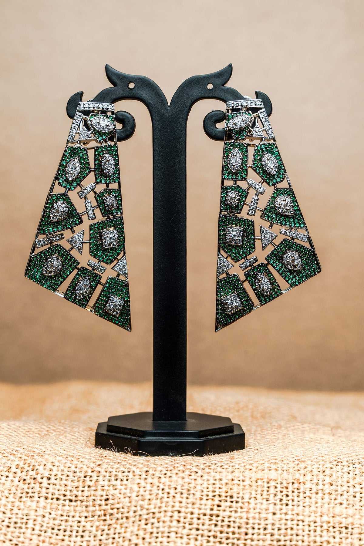 Enchanted Forest Geometric Studded Earrings 