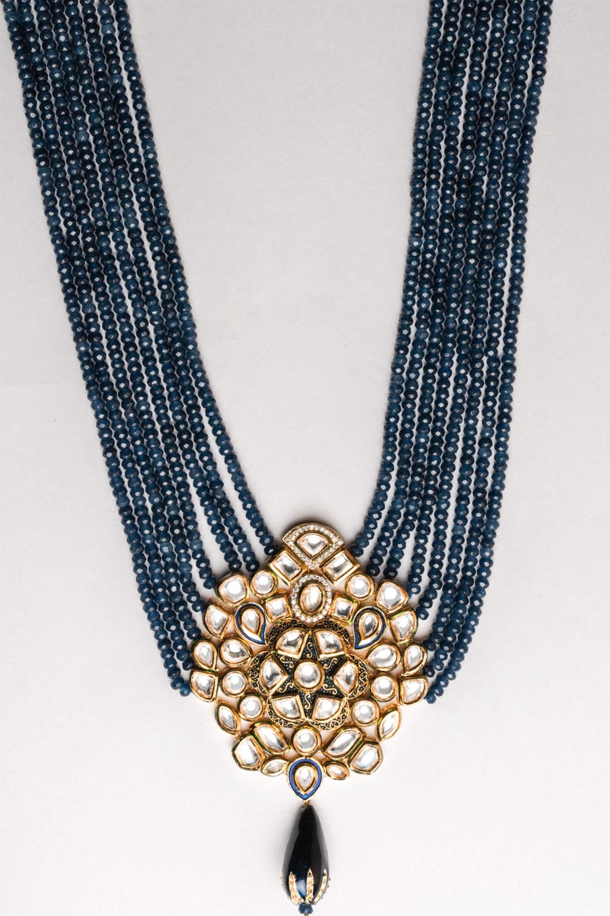 Imperial Grace Jadau Pendant Bead Necklace 