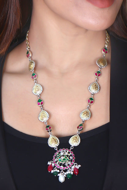 Peacock Kundan Jadau Necklace 