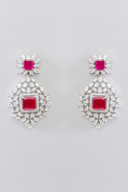 Double Layered Embellished Necklace Set 
