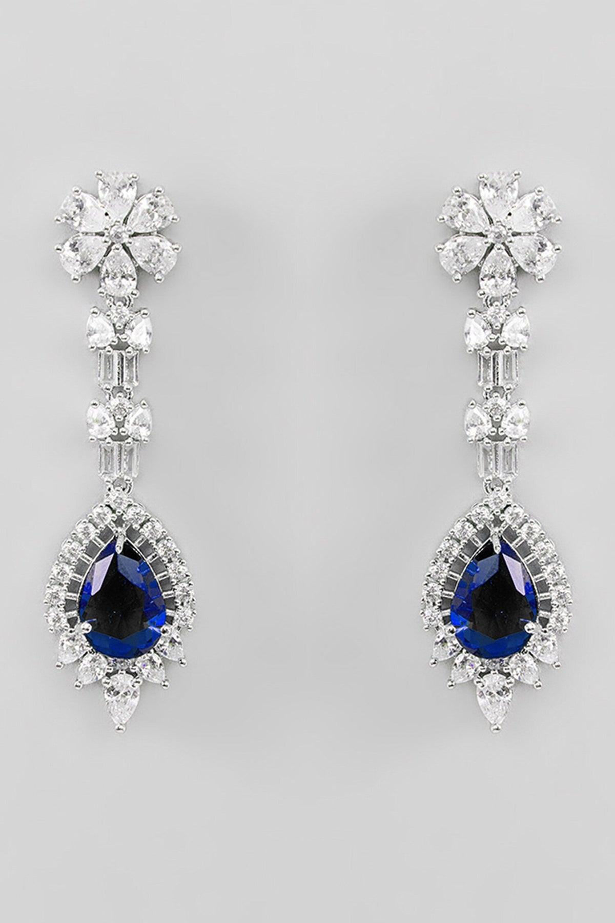 Double Layered Stone Embellished Jewellery Set 