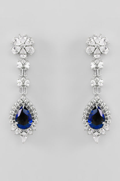 Double Layered Stone Embellished Jewellery Set 
