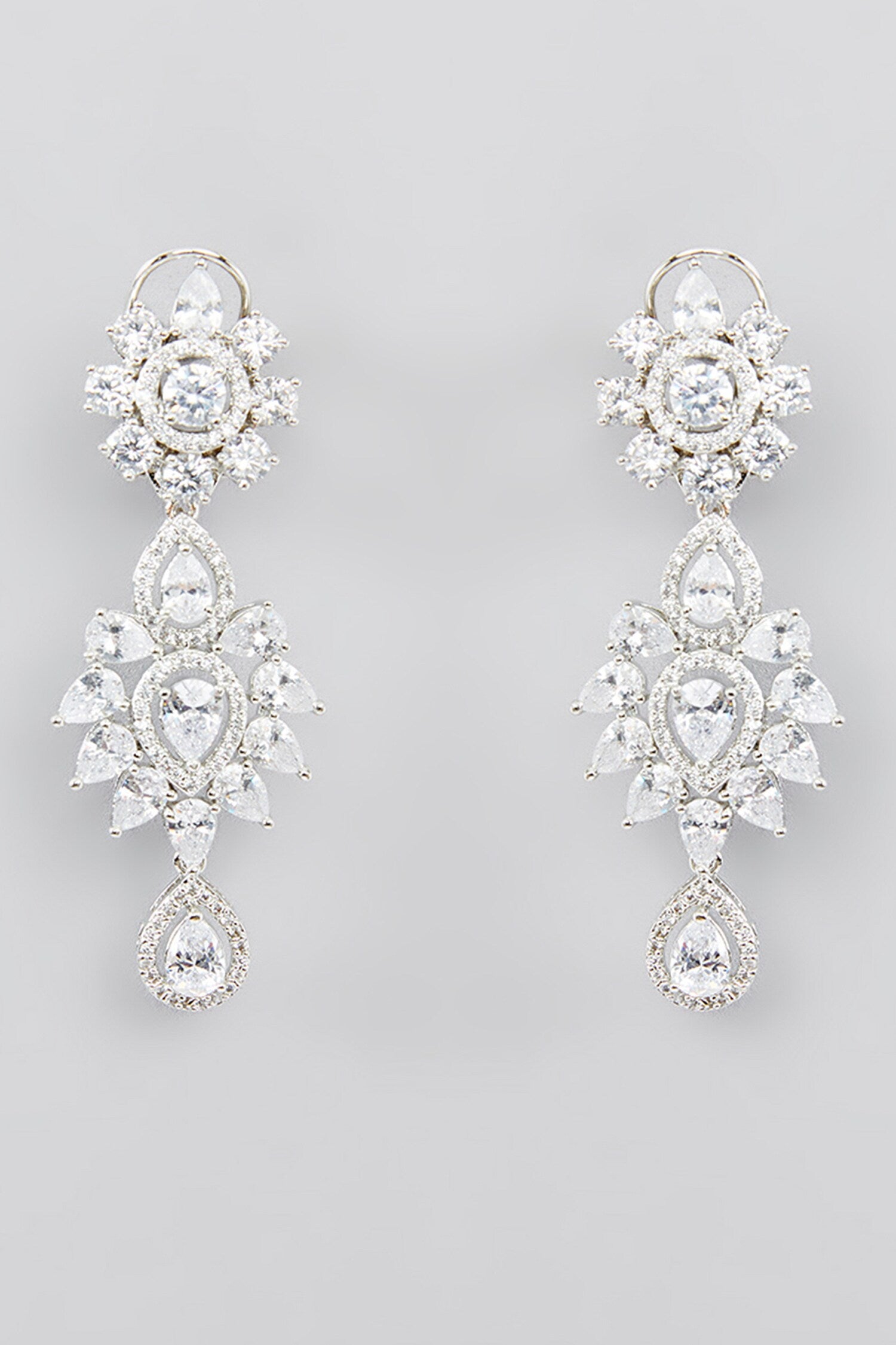 Flower Cutwork Layered Necklace Set 