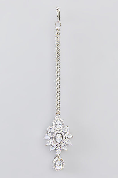 Flower Cutwork Layered Necklace Set 