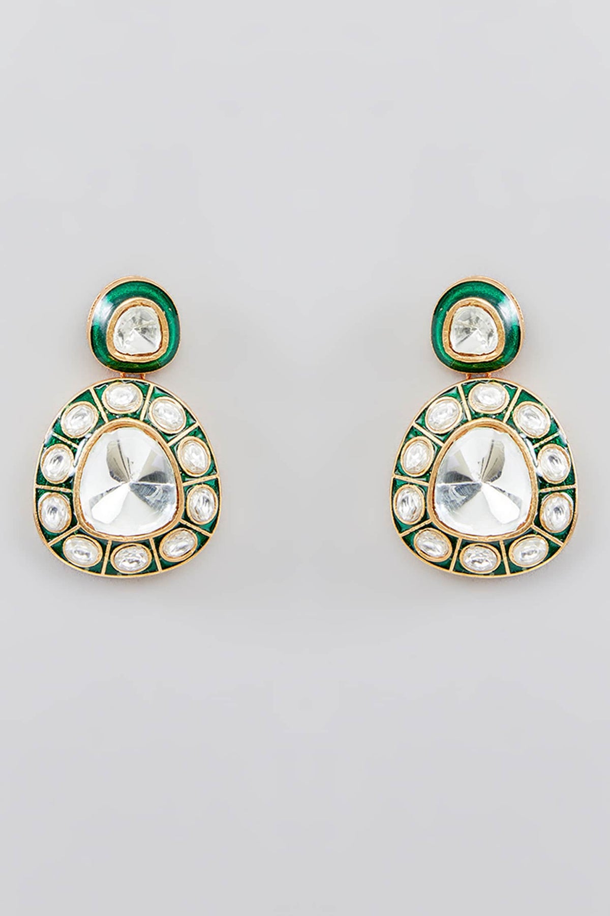 Polki Embellished Necklace Set 