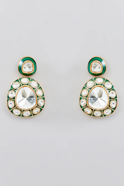 Polki Embellished Necklace Set 