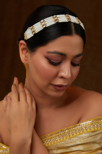 Kundan & Polki Embellished Mathapatti 