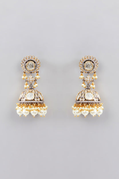 Dewy Bloom Kundan Embellished Jewellery Set 