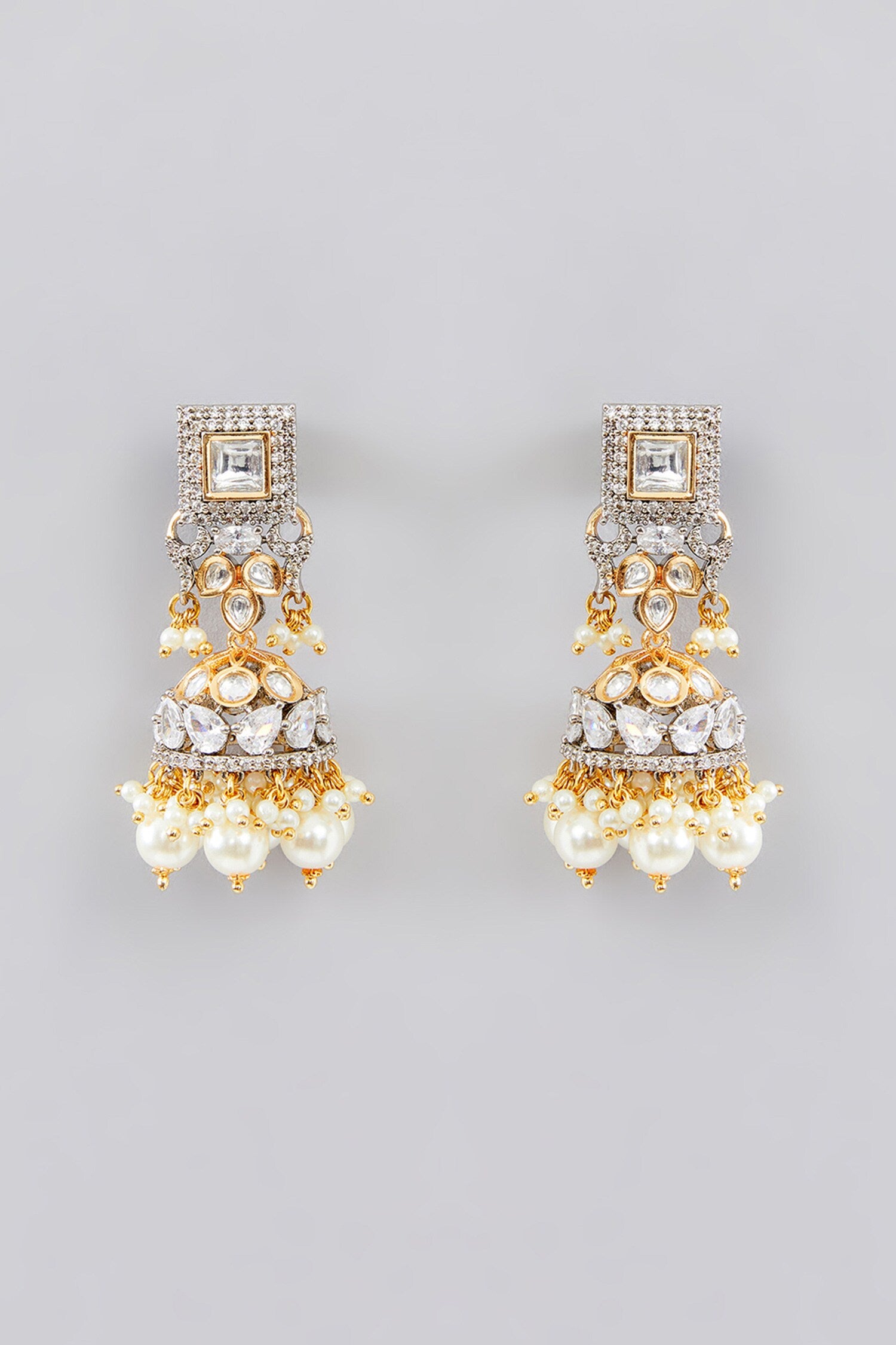 Phool Bagh Kundan Stone Embellished Jewellery Set 