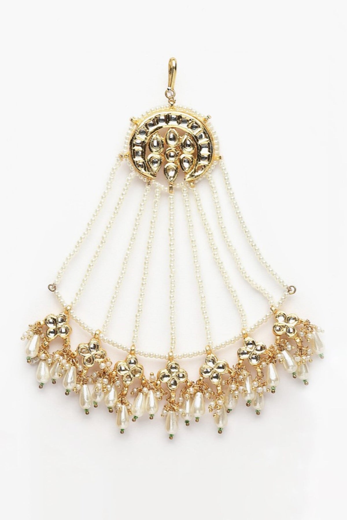 Kundan Chaand Embellished Passa 