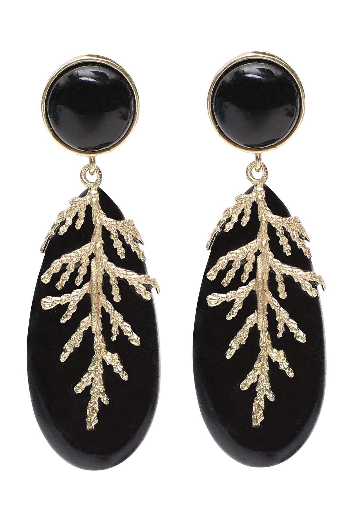 Leaf Drop Earrings 
