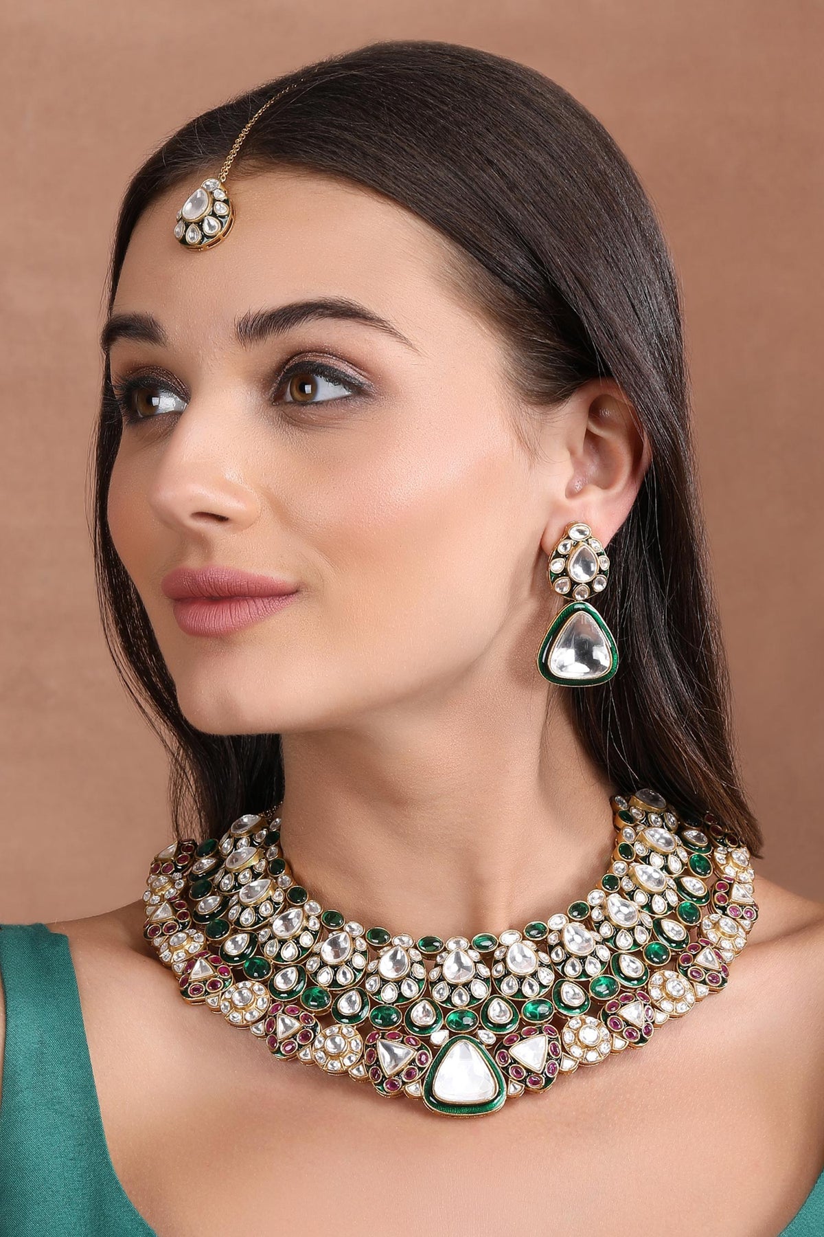 Polki Studded Choker Set 