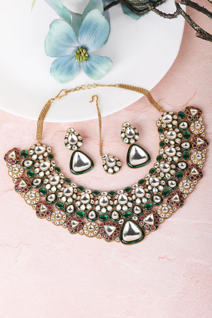 Polki Studded Choker Set 