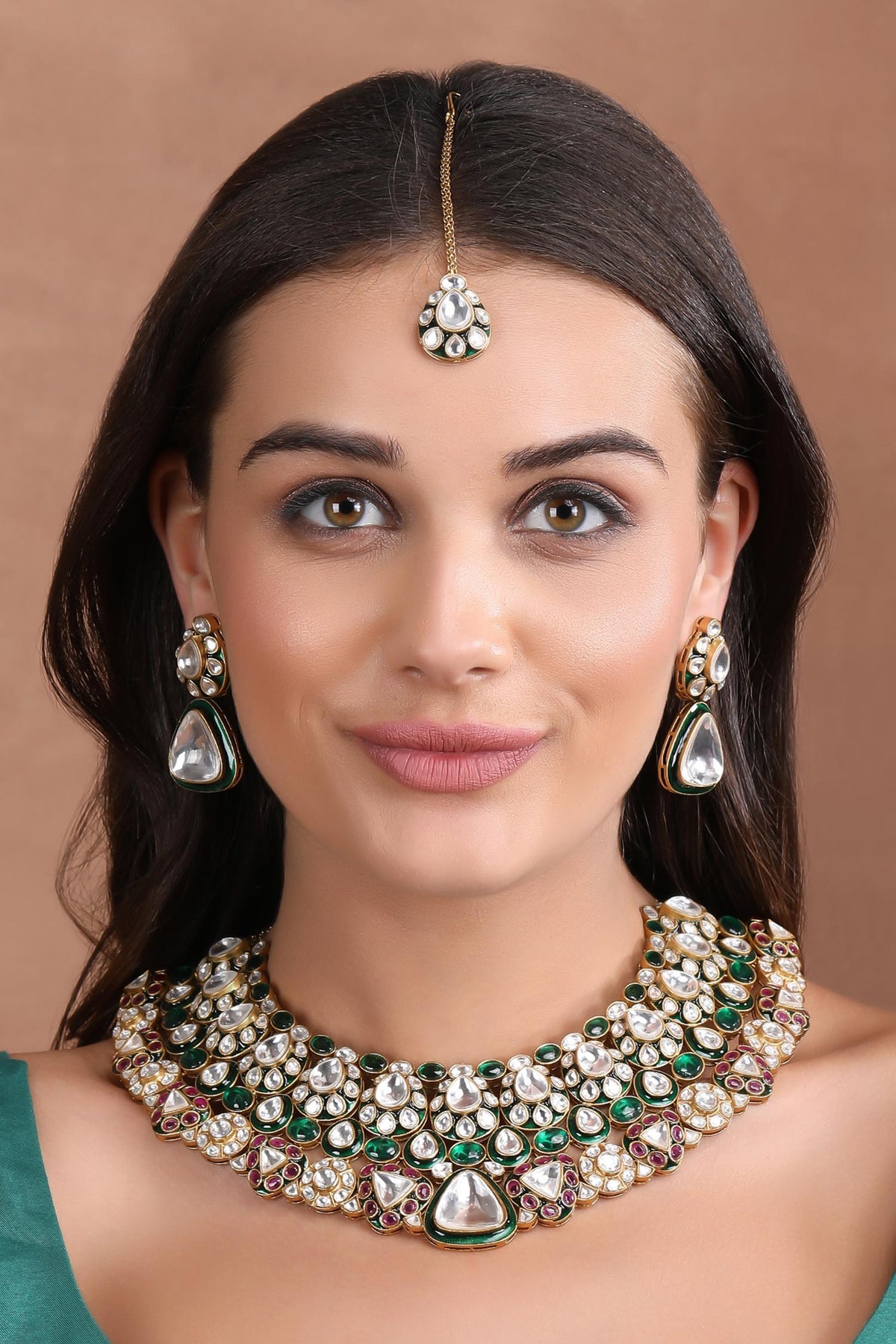 Polki Studded Choker Set 